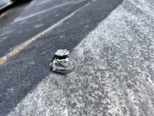 屋根塗替えの現調　伊達市　20240930